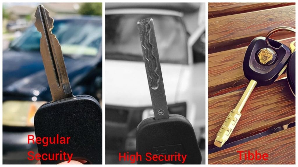 houston car locksmith key blade types