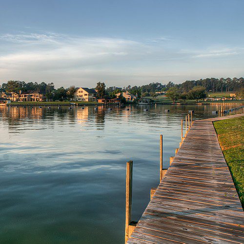 Fascinating sight of Pine Lake Cove neighborhood in Montgomery, TX where the locksmith made a key replacement for the client.