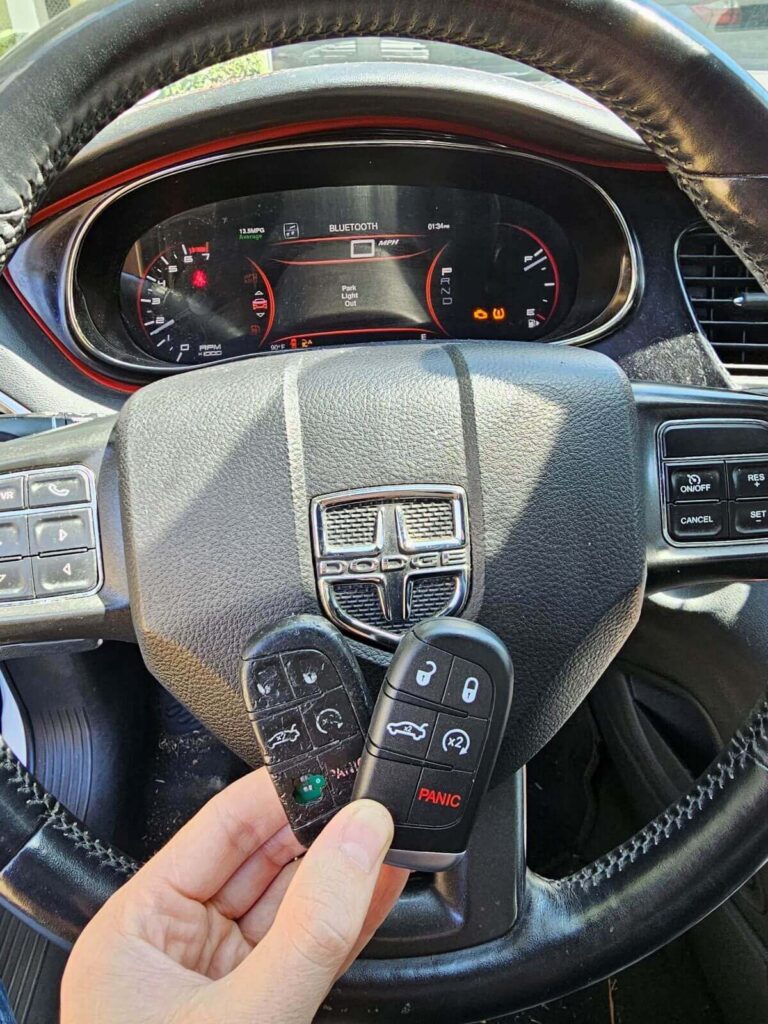Car Key Guy resolved the issue with the stopped-working Dodge key and made a replacement key.