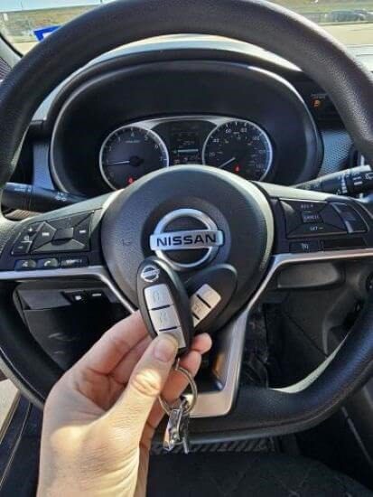A new smart key was programmed to the 2020 Nissan Kicks in the Pinehurst area.