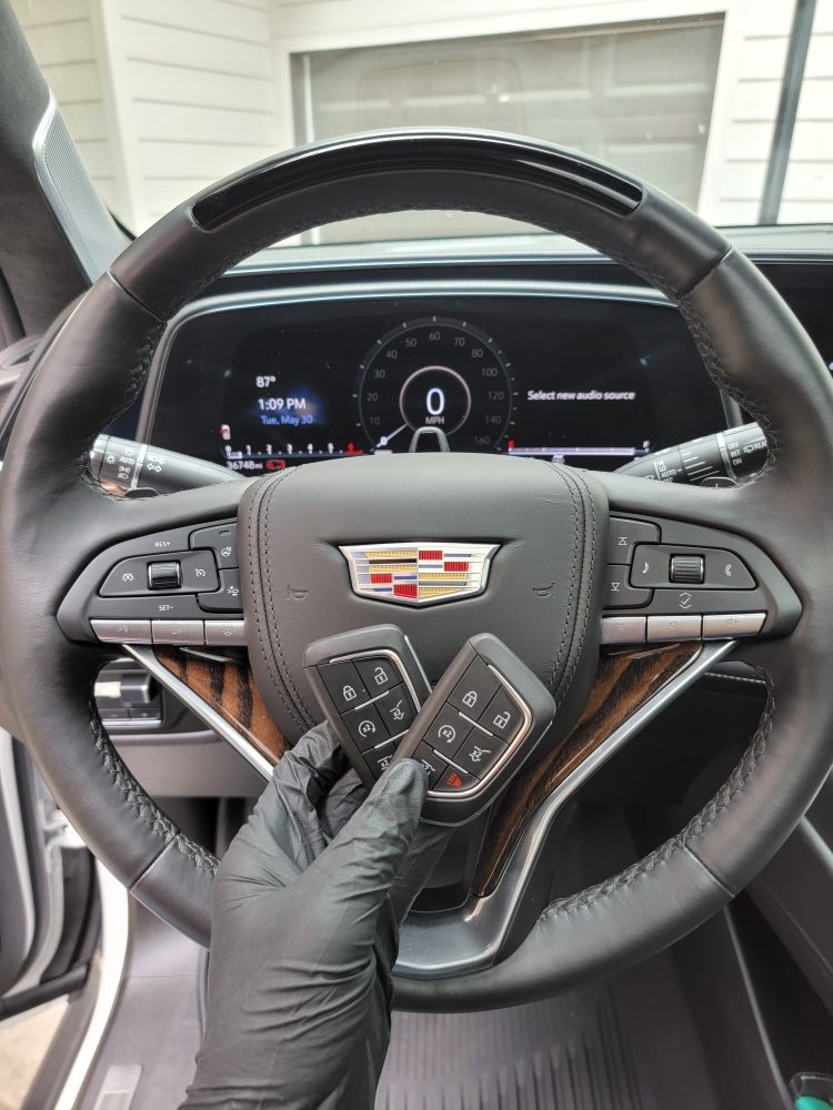 Cadillac Escalade key programming service by our car locksmith in Bridgeland Car Key Guy.